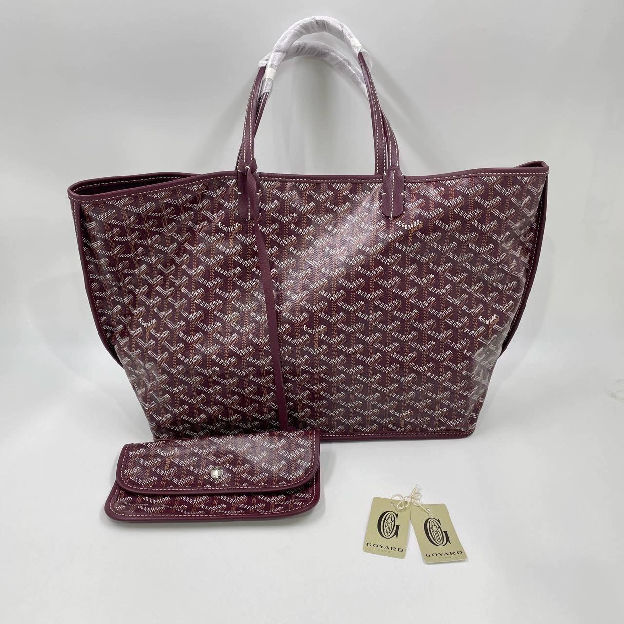Goyard Anjou PM Medium Tote Burgundy Reversible Leather Lining en vente 2