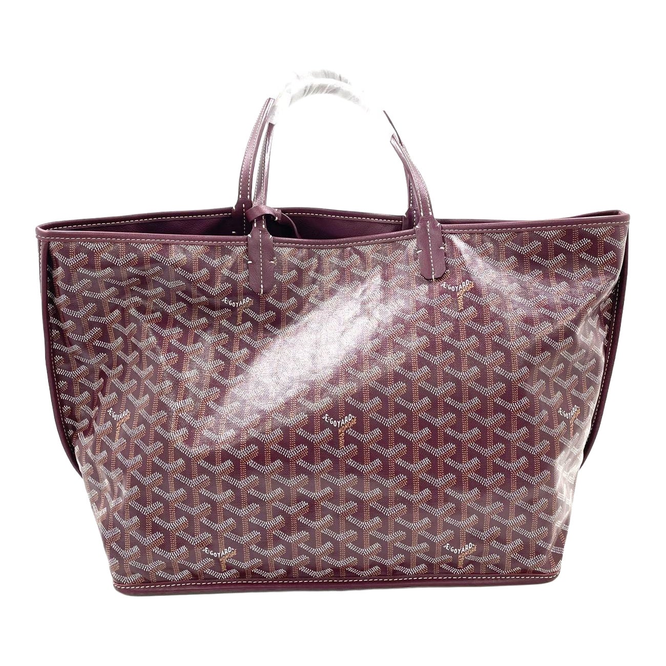 Goyard Anjou PM Medium Tote Burgundy Reversible Leather Lining