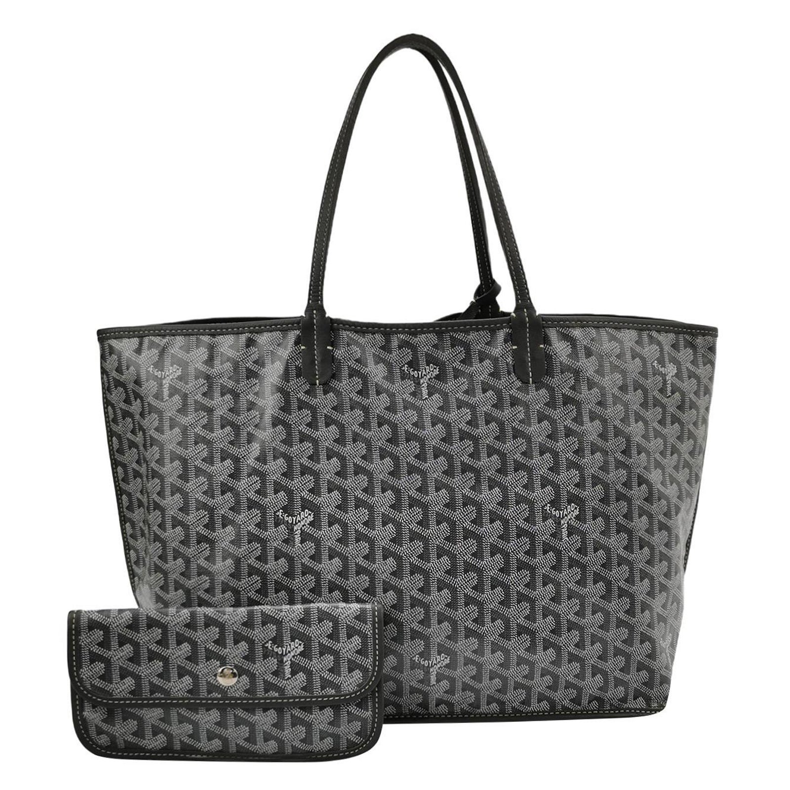 Goyard Anjou PM Medium Tote Gris Forro de piel reversible en venta