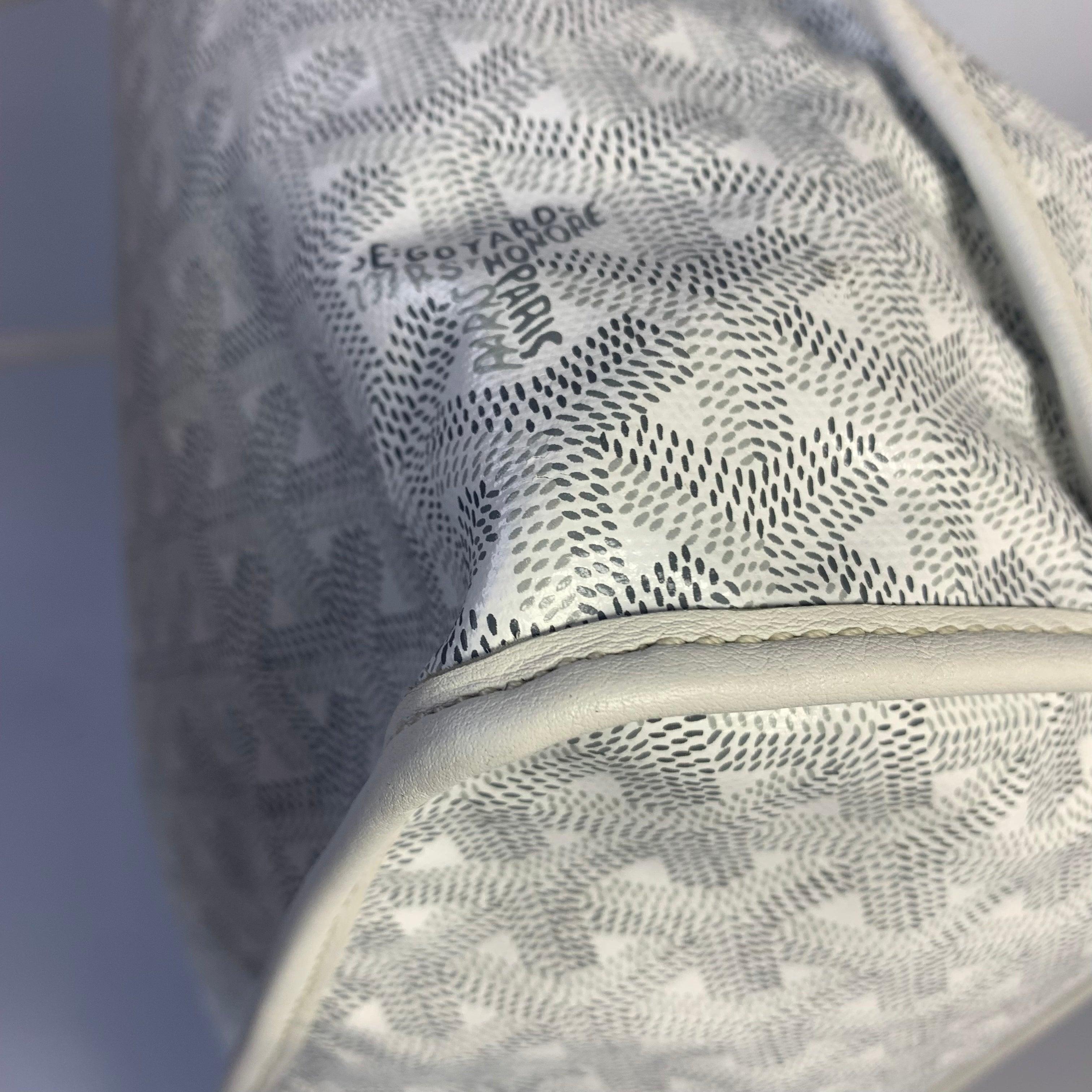 Goyard Anjou PM Medium Tote White Reversible Leather Lining 13