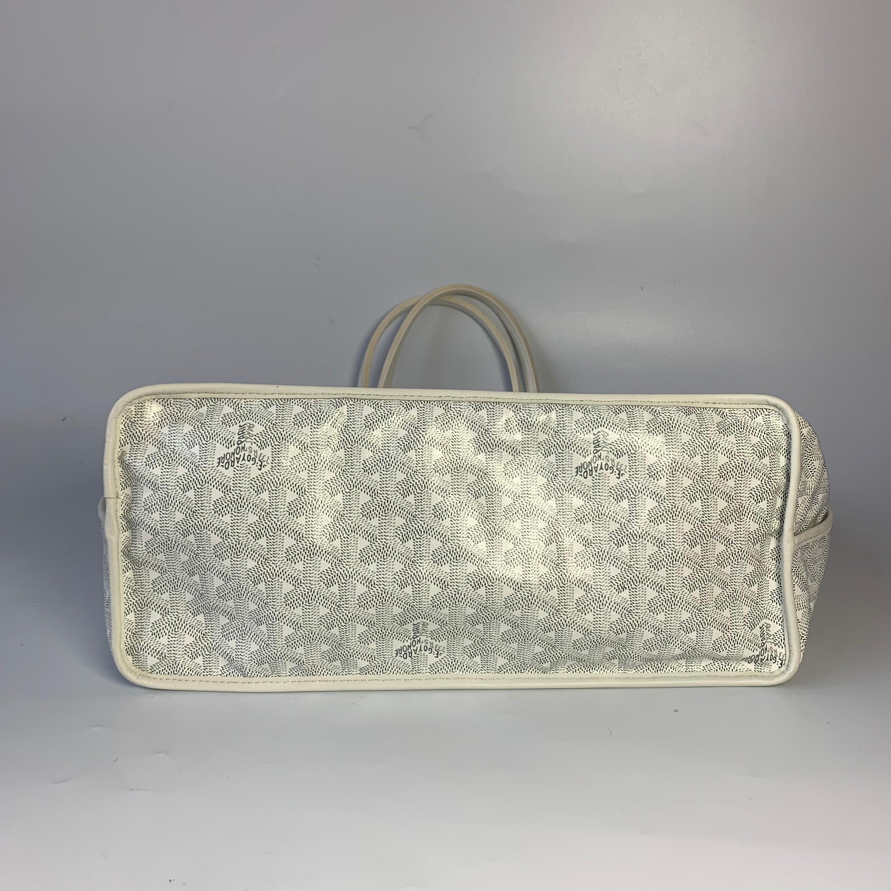 Goyard Anjou PM Medium Tote White Reversible Leather Lining 1