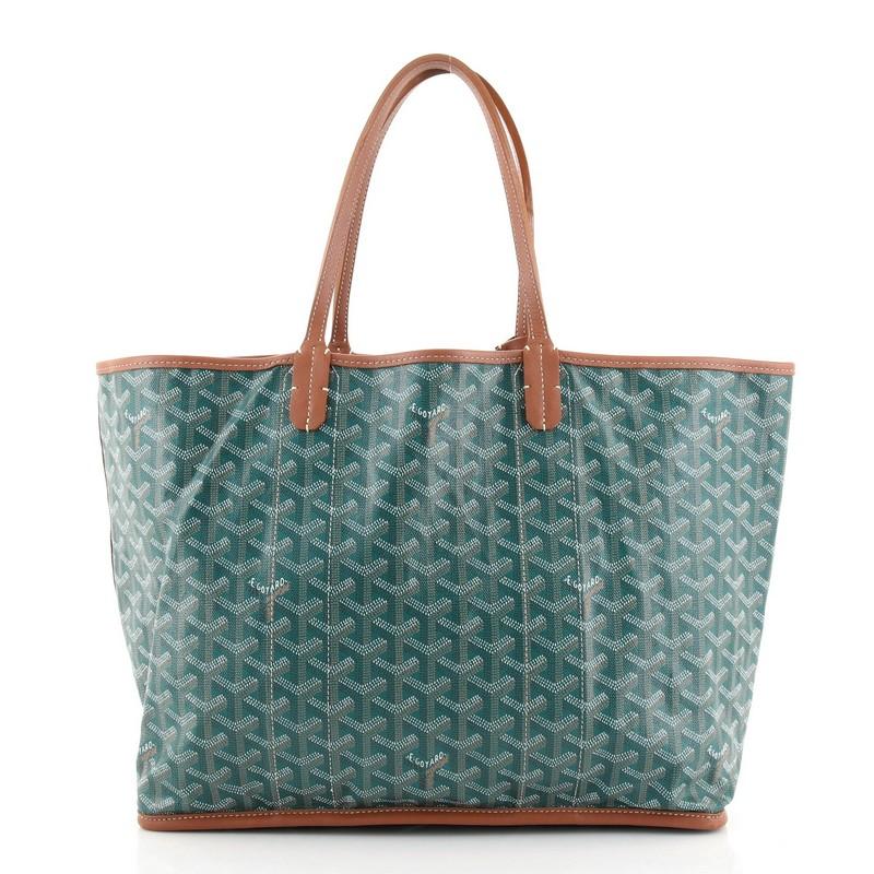 Goyard Anjou Reversible Tote Coated Canvas and Toile Canvas PM In Good Condition In NY, NY
