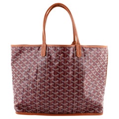 Goyard Anjou Reversible Tote Coated Canvas and Toile Canvas PM