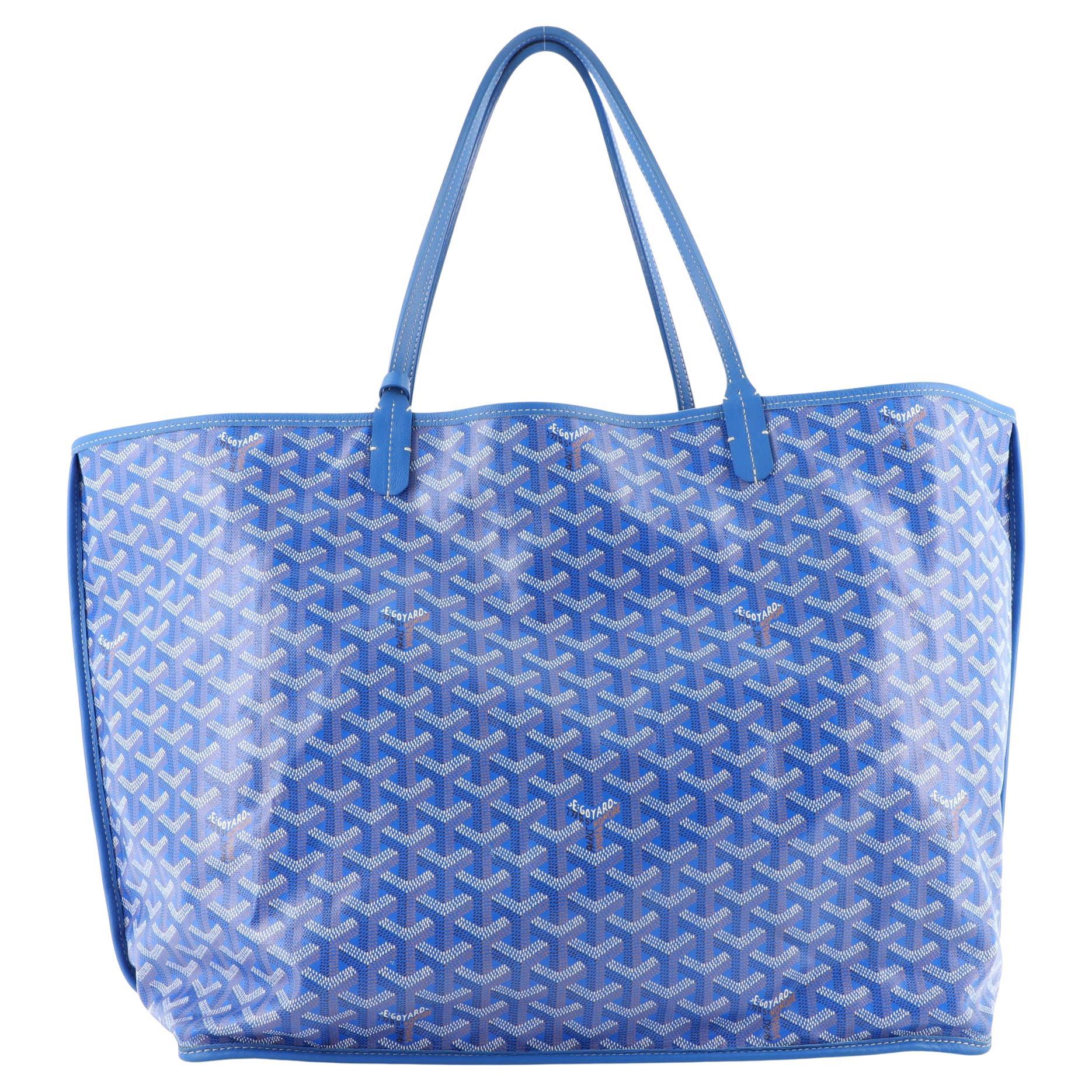 Goyard Anjou GM Blue Reversible Tote With Pouch - LVLENKA Luxury Consignment
