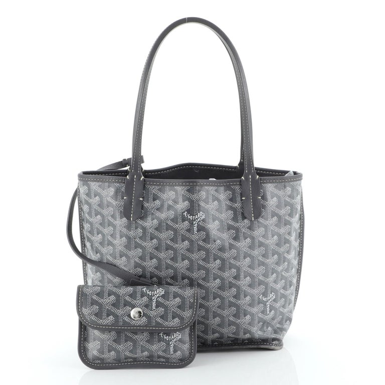 Goyard Anjou Reversible Tote Coated Canvas Mini