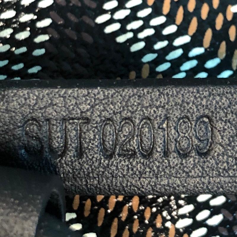 Black Goyard Anjou Reversible Tote Coated Canvas Mini
