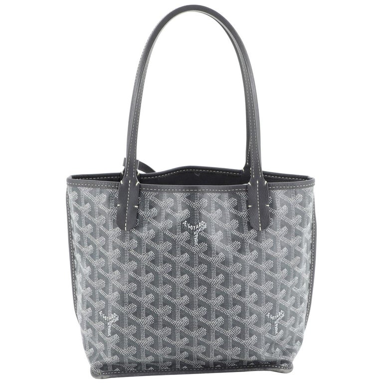 Goyard Anjou Reversible Tote Coated Canvas Mini at 1stDibs  goyard anjou  mini, goyard anjou tote mini, pootlyy：goyard anjou reversible tote coated  canvas mini