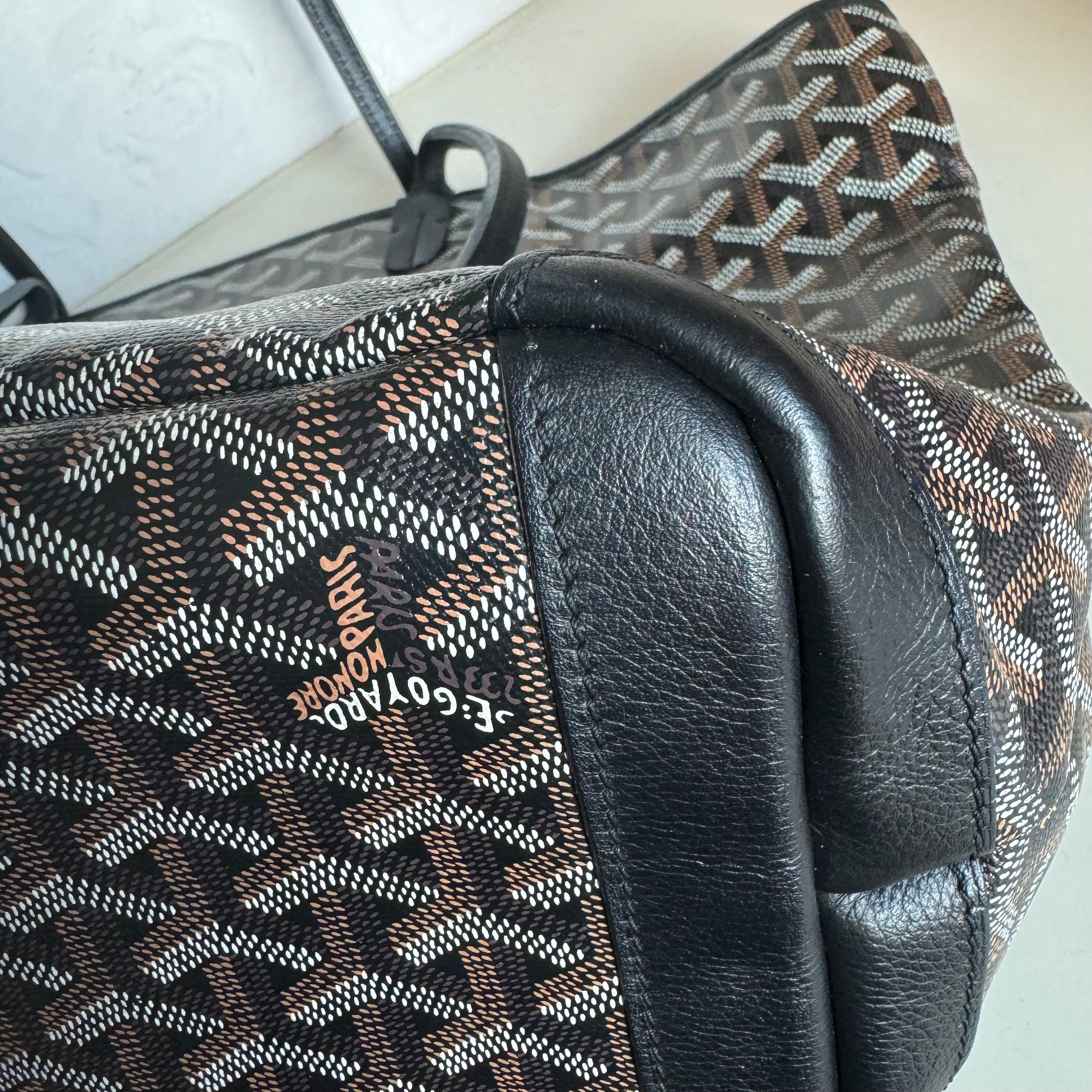 Goyard Artois GM Large Black French Bulldog Coins renforcés et fermeture éclair 6