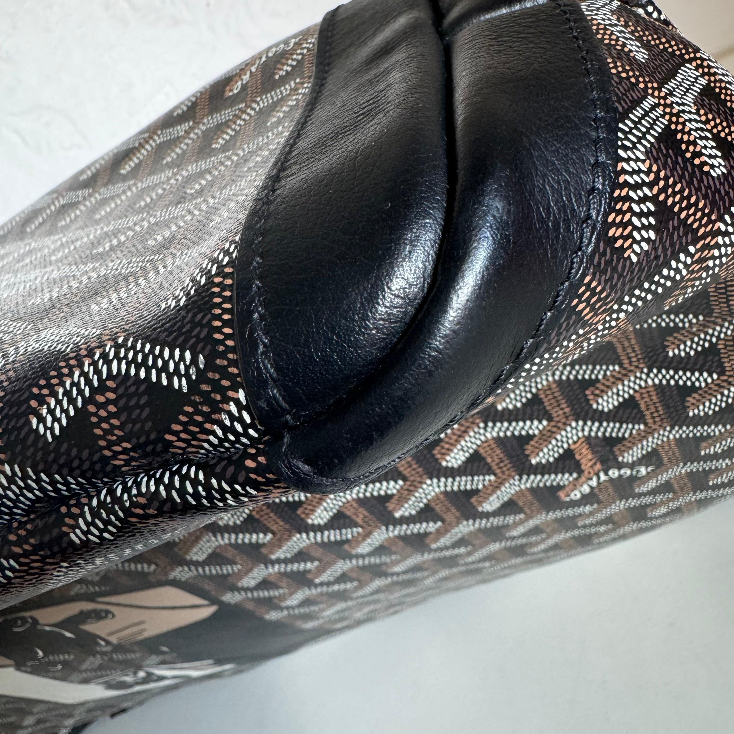 Goyard Artois GM Large Black French Bulldog Coins renforcés et fermeture éclair 7