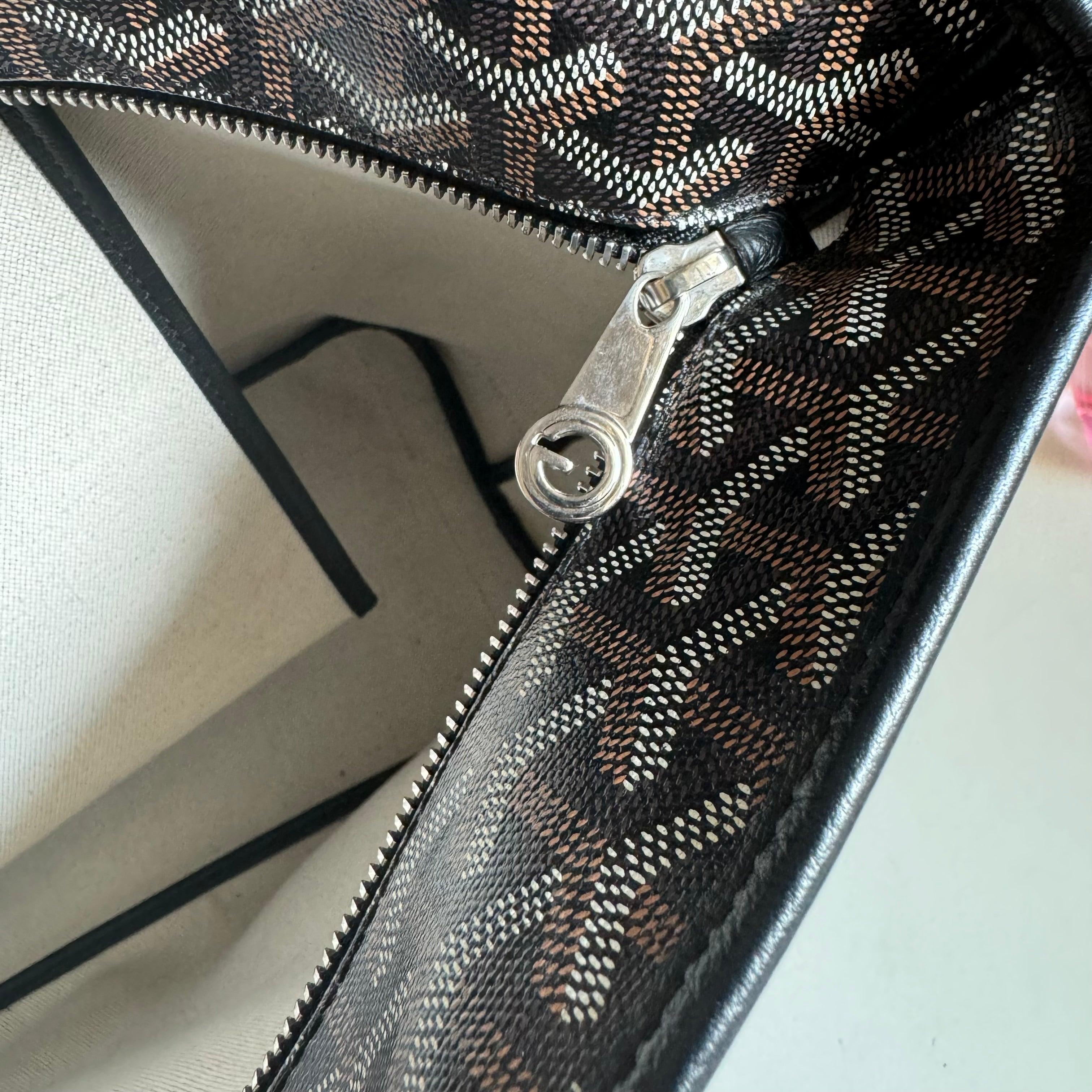Goyard Artois GM Grande Bulldog Francés Negro Esquinas Reforzadas y Cremallera 8