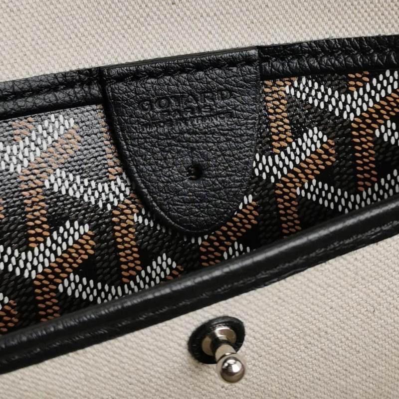 Goyard Artois GM Grande Bulldog Francés Negro Esquinas Reforzadas y Cremallera 9
