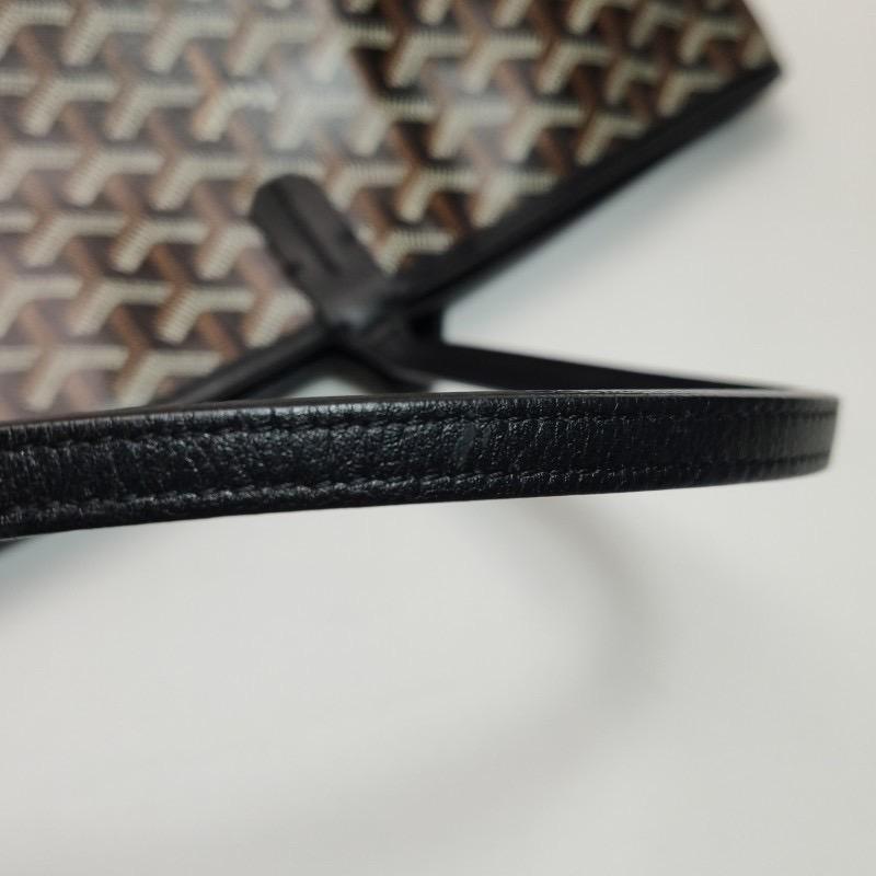Goyard Artois GM Grande Bulldog Francés Negro Esquinas Reforzadas y Cremallera 10