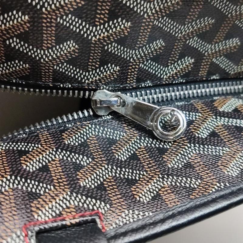 Goyard Artois GM Grande Bulldog Francés Negro Esquinas Reforzadas y Cremallera 11