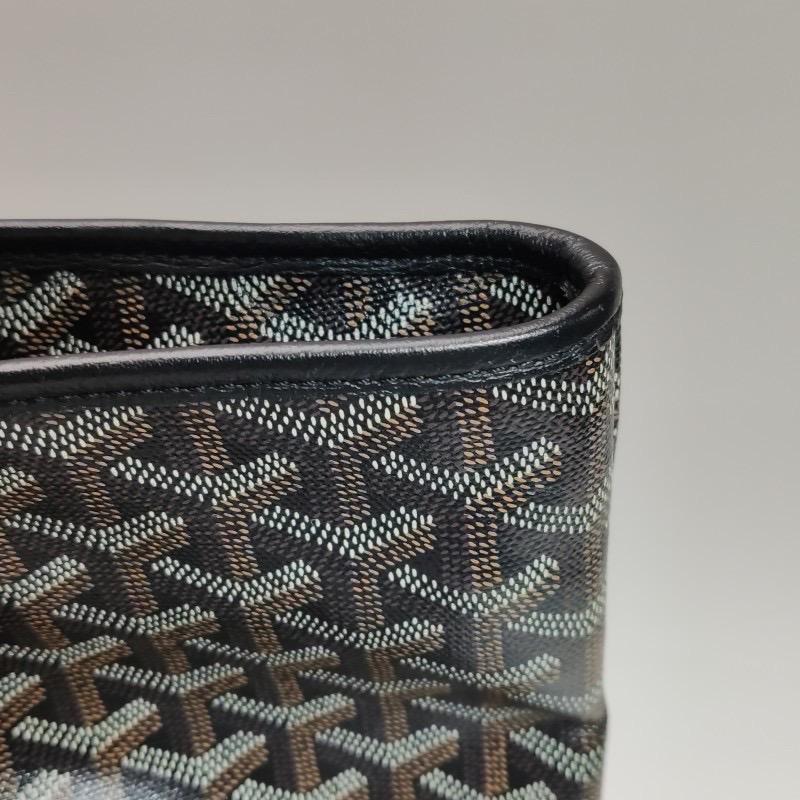 Goyard Artois GM Grande Bulldog Francés Negro Esquinas Reforzadas y Cremallera 12