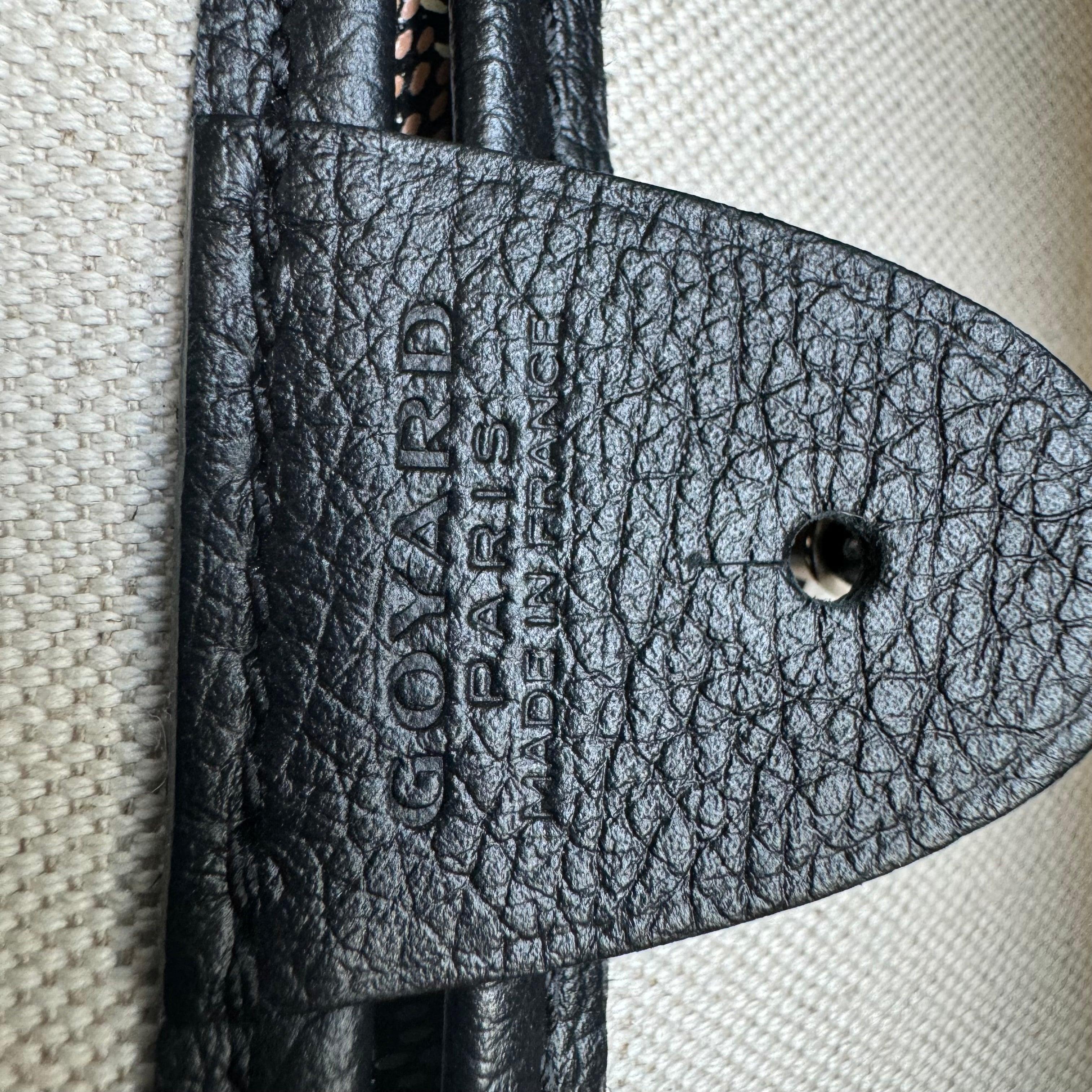 Goyard Artois GM Large Black French Bulldog Coins renforcés et fermeture éclair 13