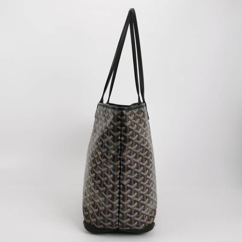 Goyard Artois GM Grande Bulldog Francés Negro Esquinas Reforzadas y Cremallera en Bueno Estado en AUBERVILLIERS, FR