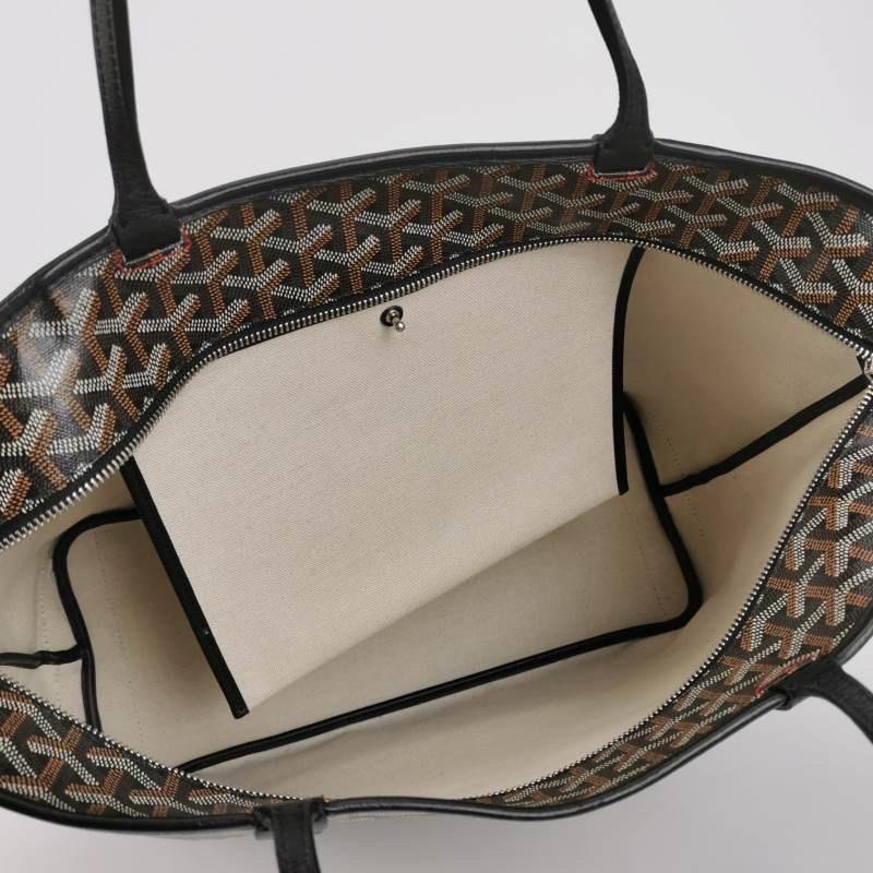 Goyard Artois GM Grande Bulldog Francés Negro Esquinas Reforzadas y Cremallera 3