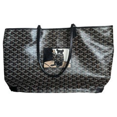 Goyard Artois GM Grande Bulldog Francés Negro Esquinas Reforzadas y Cremallera