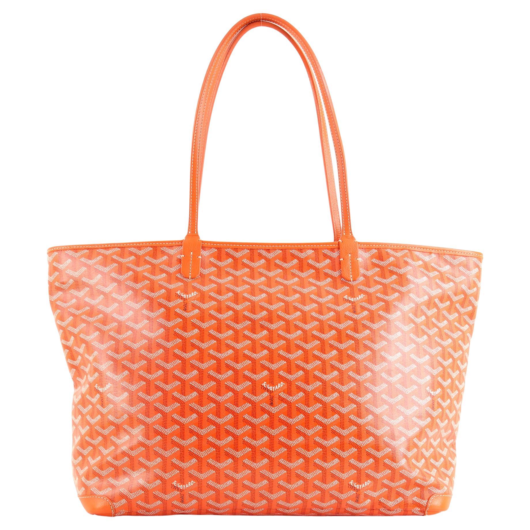 Goyard Goyardine Artois Mm Gold Black Coated Canvas Tote