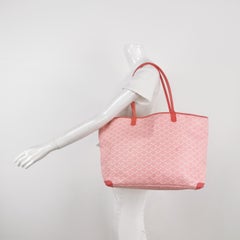Goyard Artois Tote PM Medium Pink With Zipper and Reinforced Corners 2018