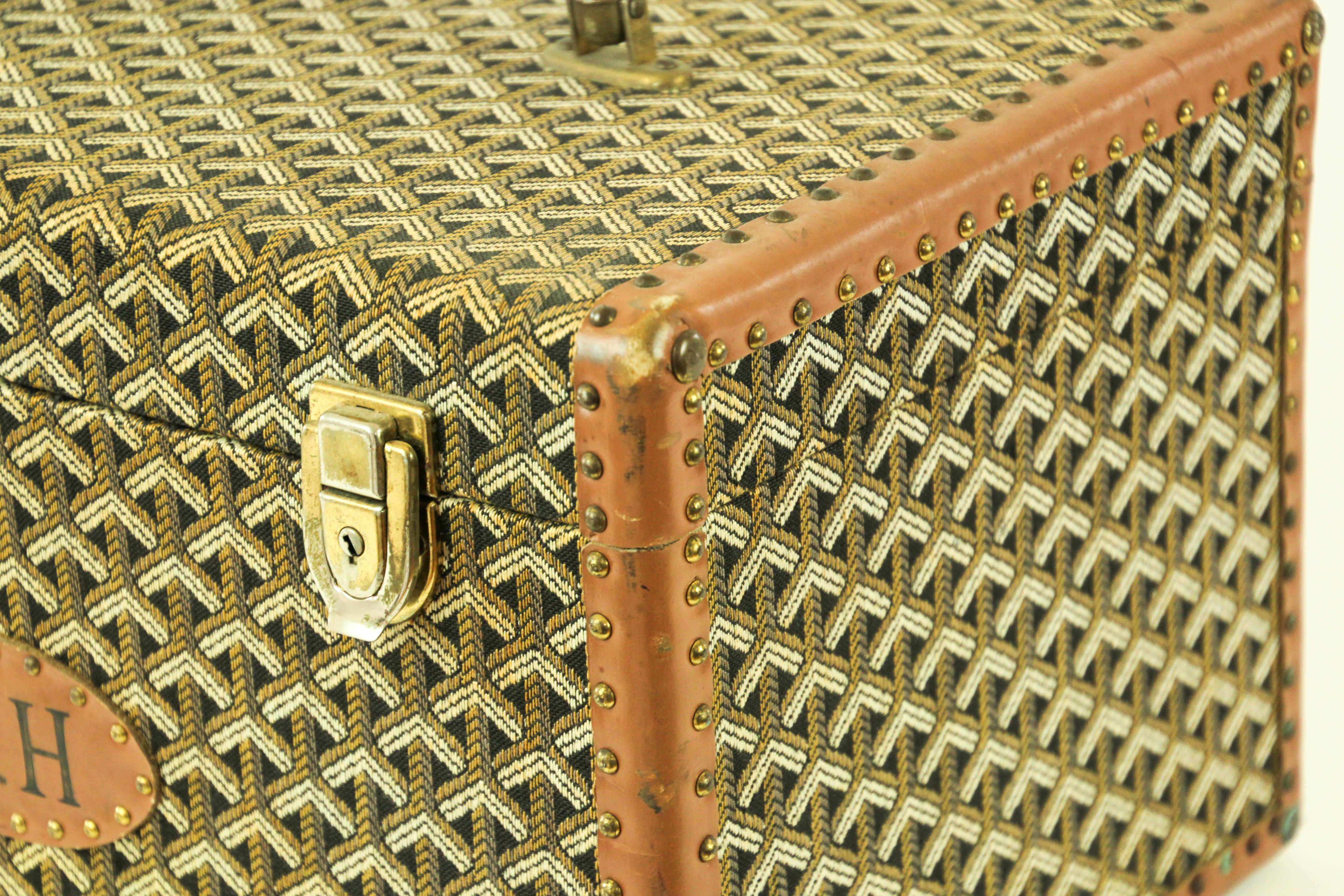 Goyard Beauty Case Goyard Trunk Goyard Train Case Goyard Jewelry Case 1960er Jahre 5