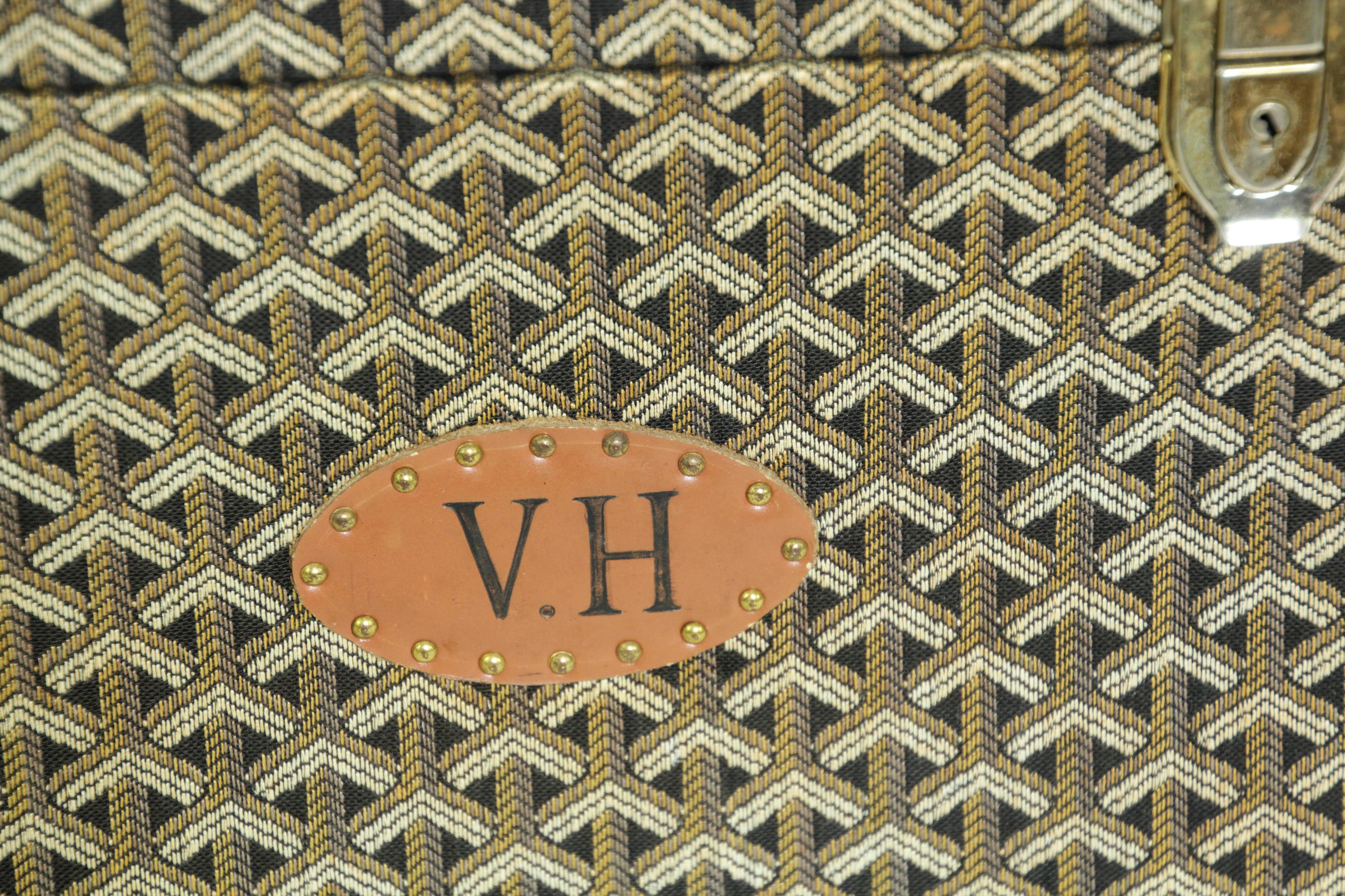 Goyard Beauty Case Goyard Trunk Goyard Train Case Goyard Jewelry Case 1960er Jahre im Zustand „Gut“ in North Hollywood, CA