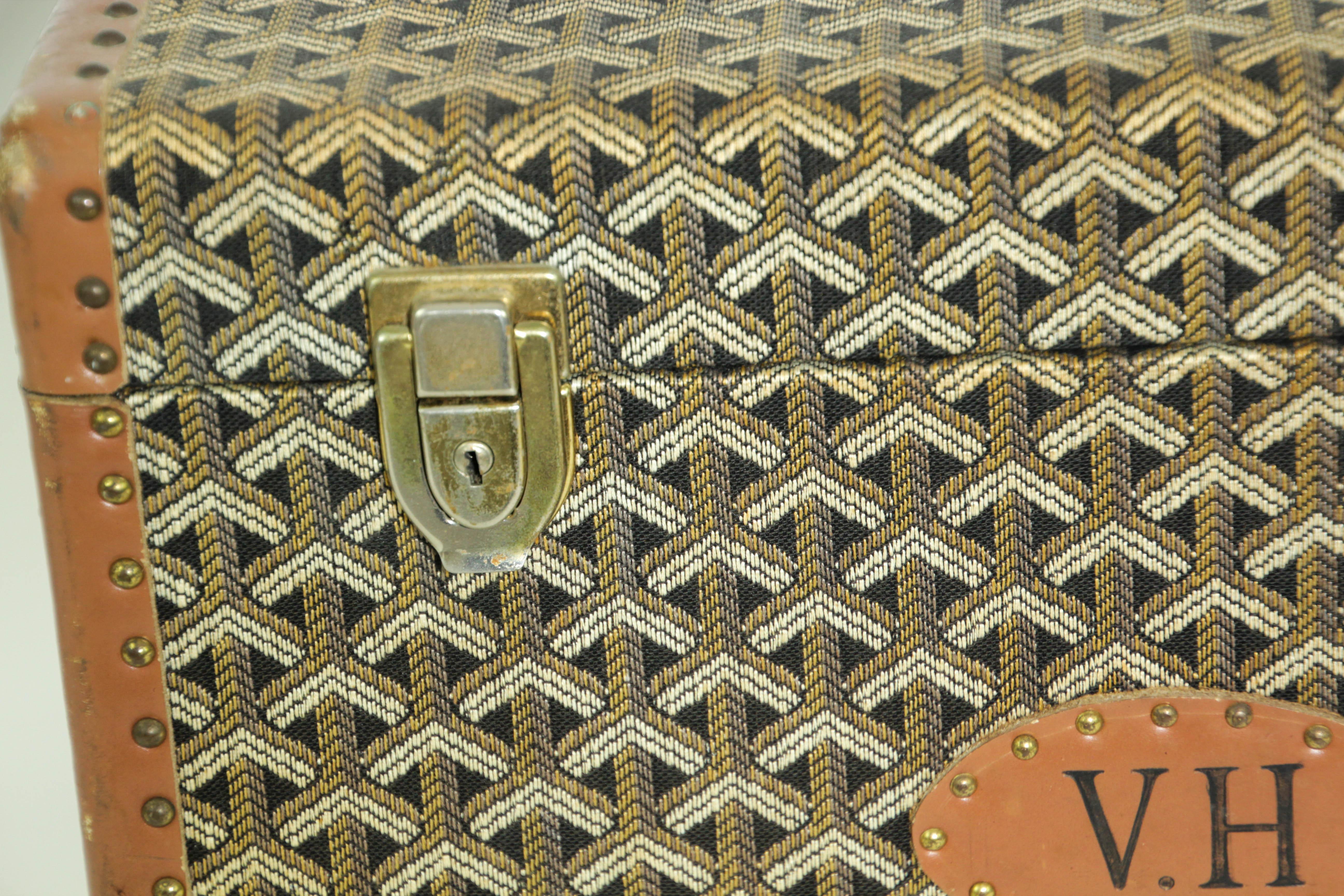 Goyard Beauty Case Goyard Trunk Goyard Train Case Goyard Jewelry Case 1960er Jahre für Damen oder Herren