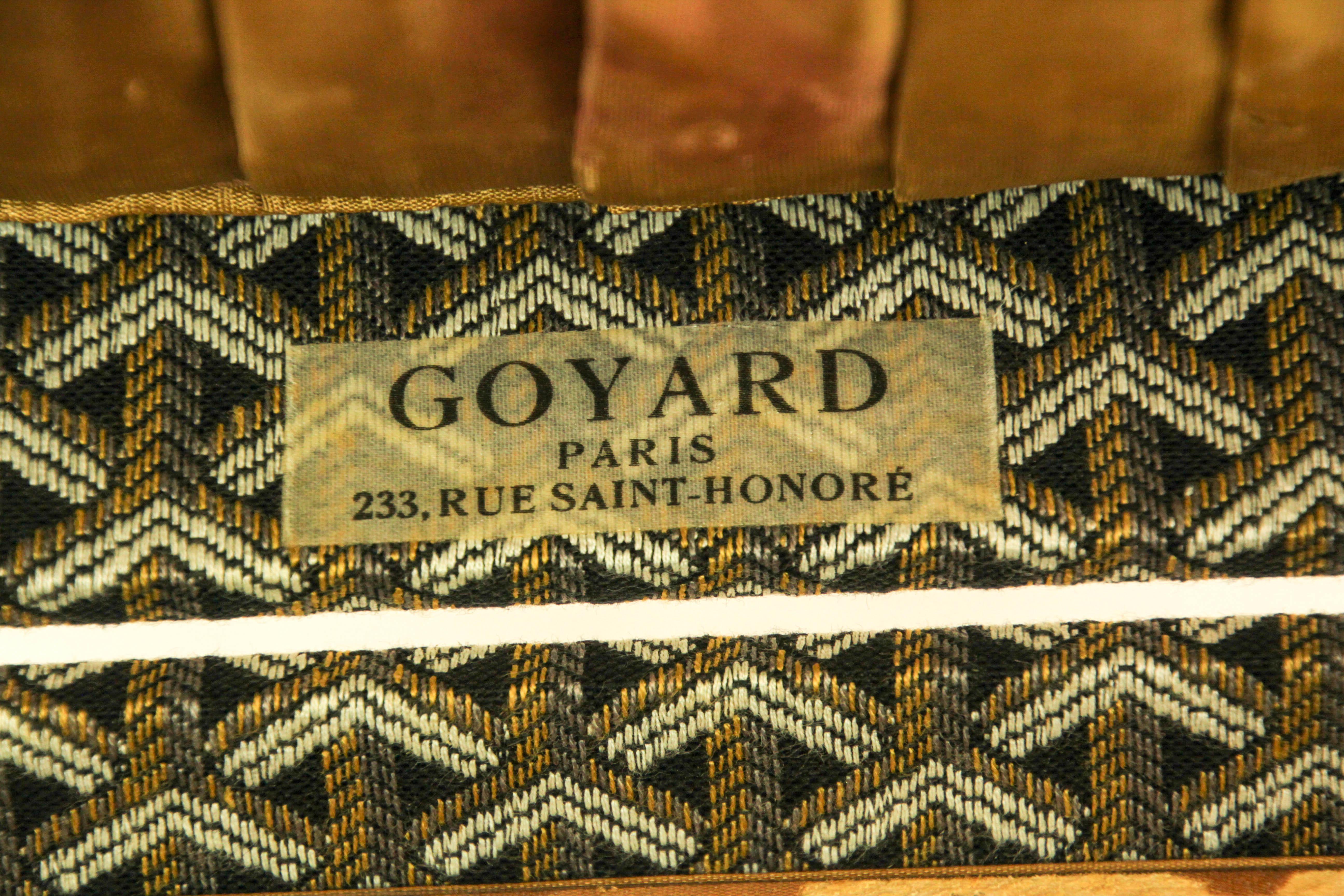 Goyard Beauty Case Goyard Trunk Goyard Train Case Goyard Jewelry Case 1960er Jahre 1