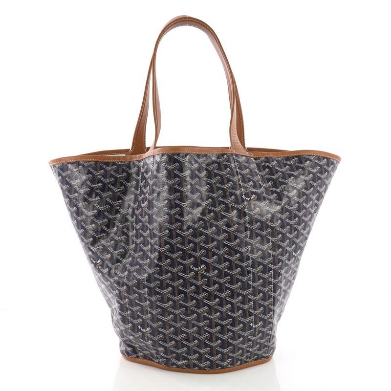 Goyard Belharra Biarritz Tote Coated Canvas In Excellent Condition In NY, NY