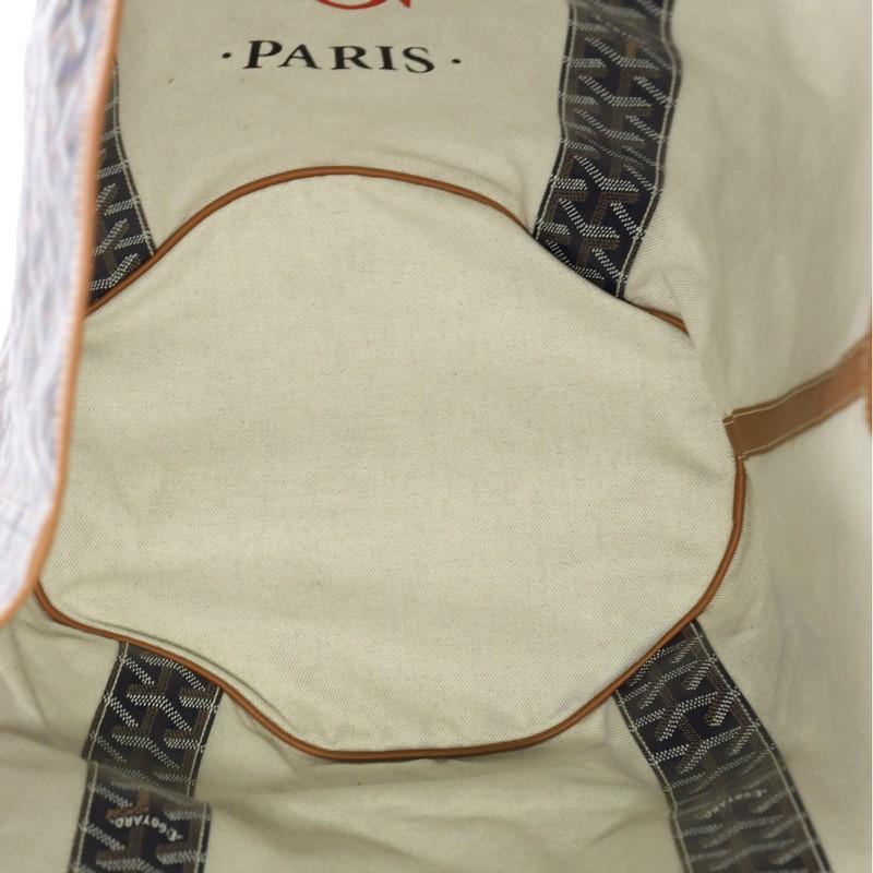 Gray Goyard Belharra Biarritz Tote Coated Canvas