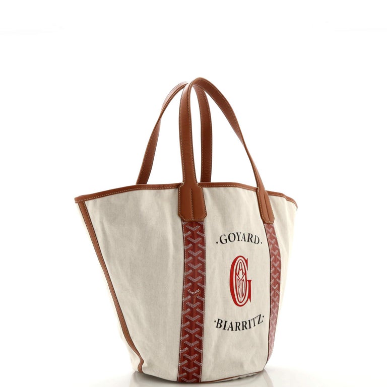 Goyard Belharra MM Tote Bag white reversible handbag