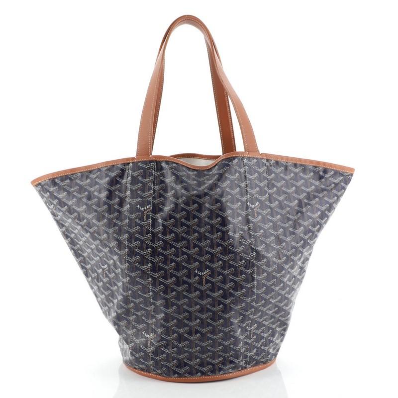 Gray Goyard Belharra Reversible Tote Coated Canvas