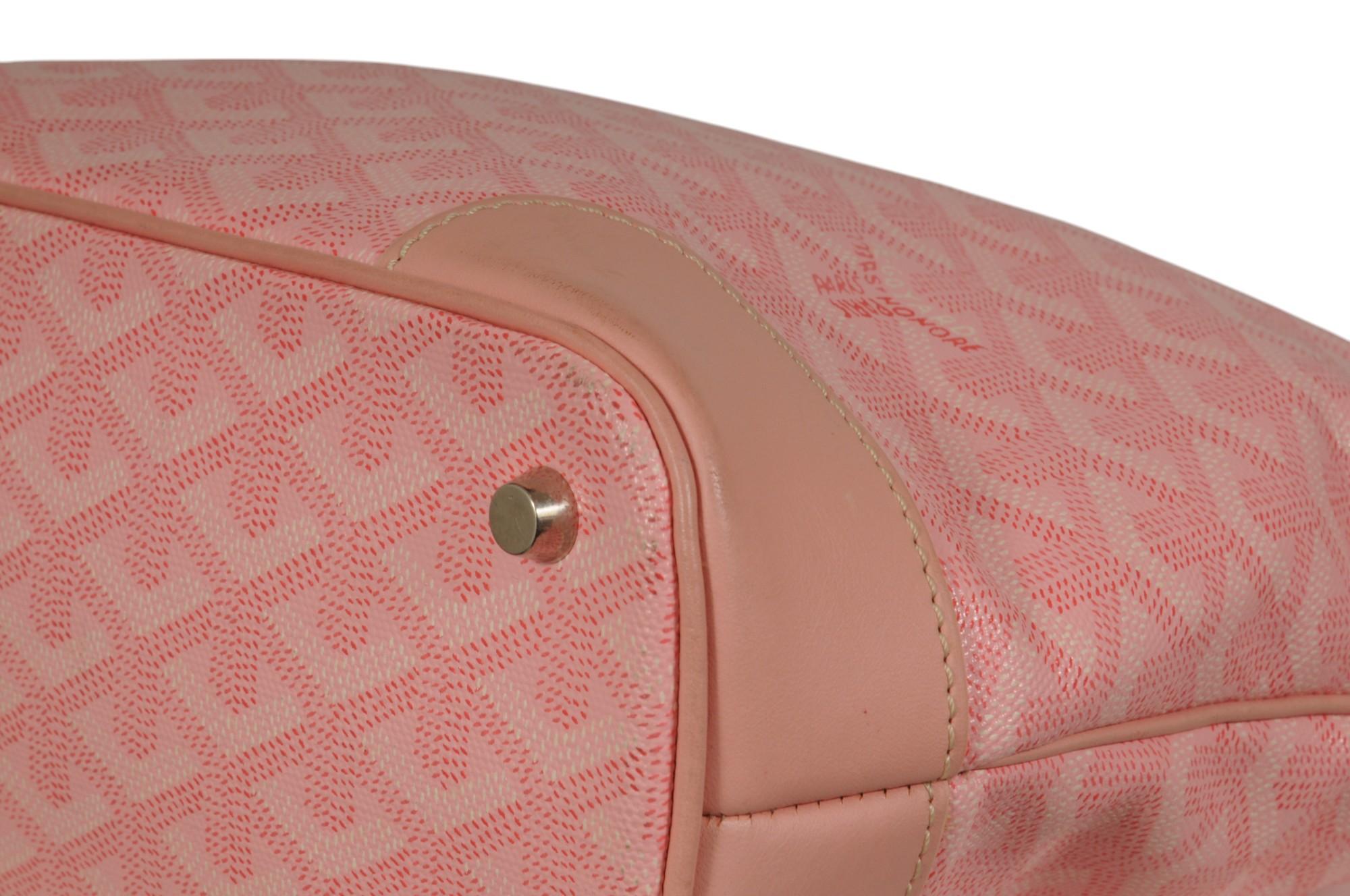 Goyard Beluga PM Top Handle Mini Tote Bag Sakura Pink Limited Edition Japan For Sale 6