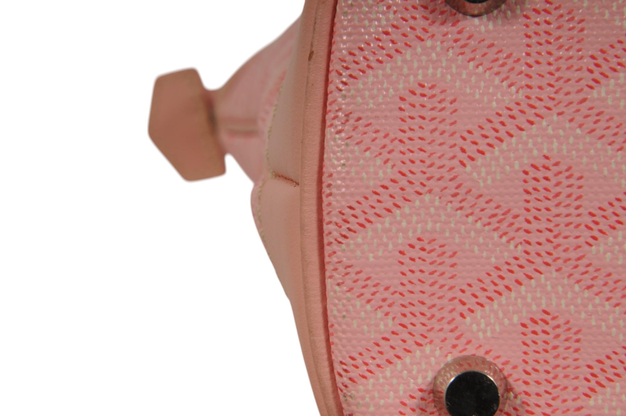 Goyard Beluga PM Top Handle Mini Tote Bag Sakura Pink Limited Edition Japan For Sale 9