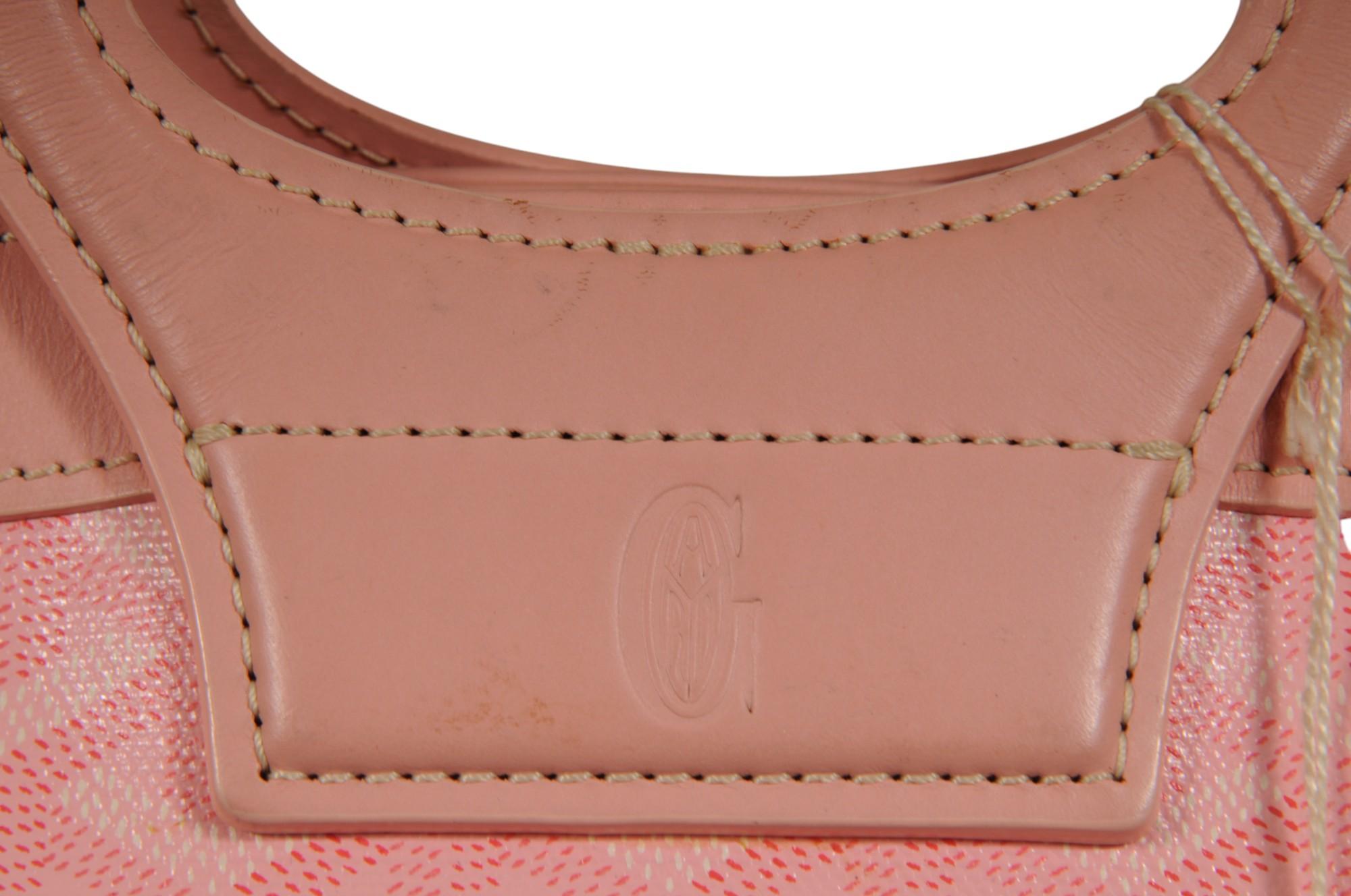 Goyard Beluga PM Top Handle Mini Tote Bag Sakura Pink Limited Edition Japan For Sale 4