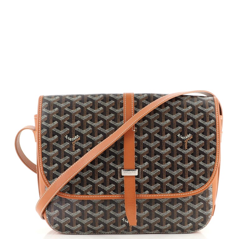 Goyard Black and Tan Belvedere PM Bag at 1stDibs