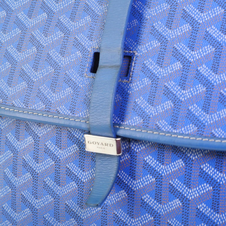 Goyard Belvedere II Messenger Bag Coated Canvas MM Blue 2291381