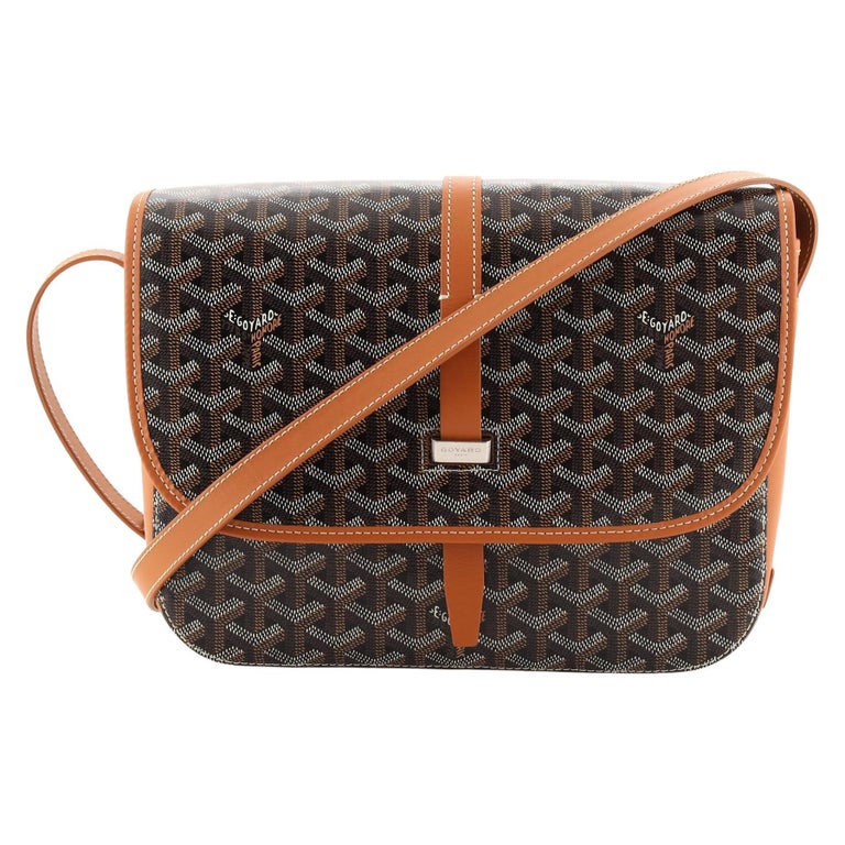 Goyard Belvedere PM Strap Bag Black & Tan