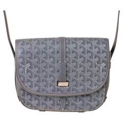 Borsa messenger Goyard Belvedere II PM Grigio