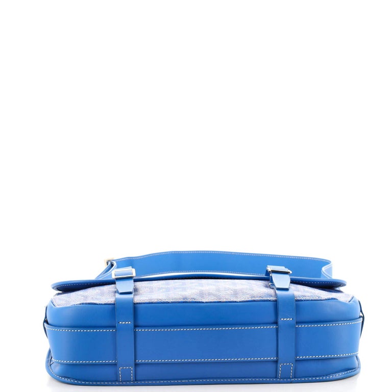 Belvedère leather crossbody bag Goyard Blue in Leather - 36512423