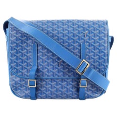 Used Goyard Grand Bleu Mm Blue Shoulder Bag Black 50501 japan