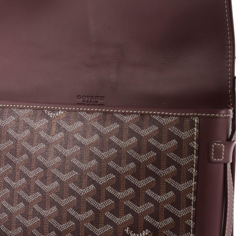Goyard Belvedere Messenger Bag Coated Canvas MM, In Good Condition In NY, NY