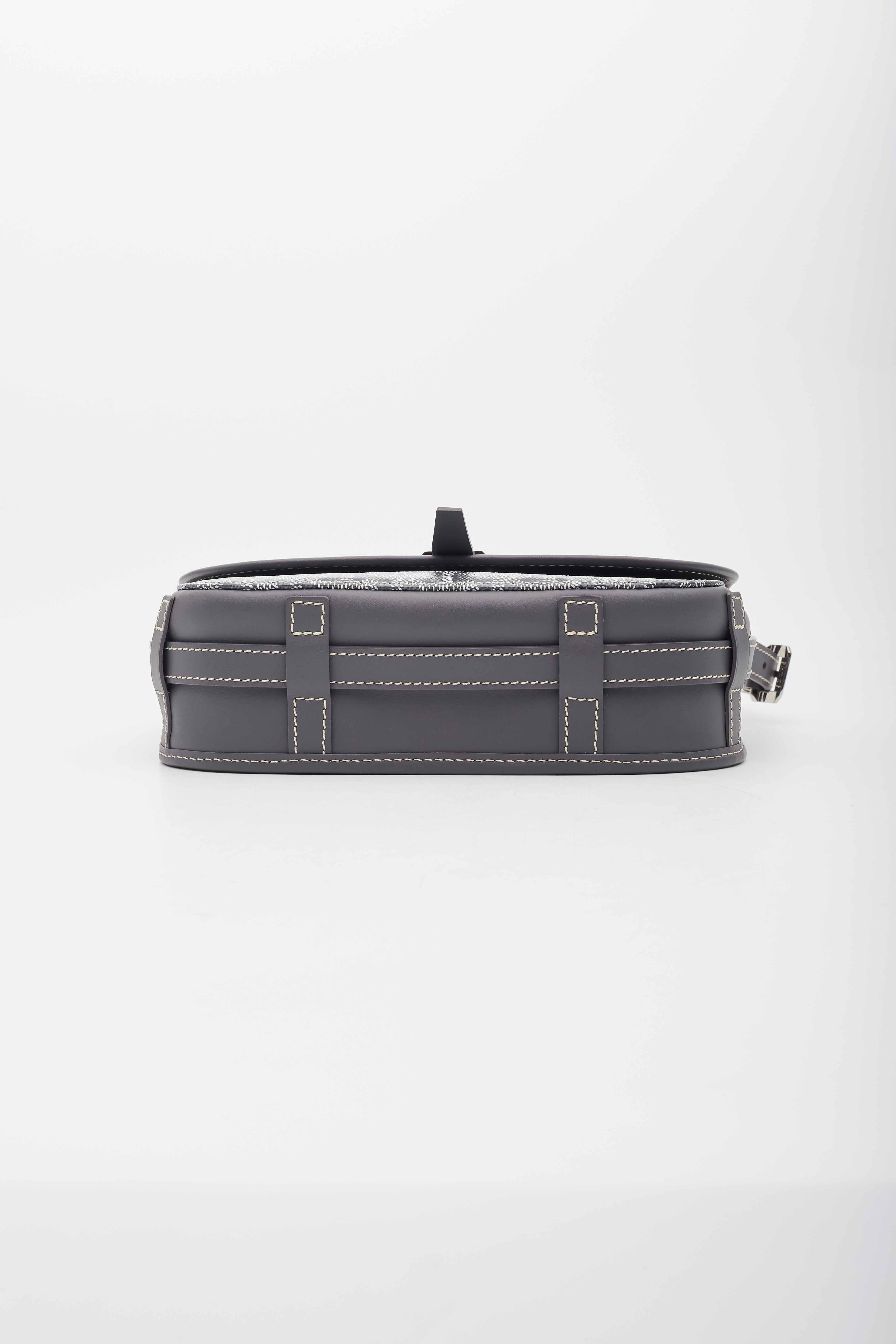 Gris Goyard Belvedere Pm Grey Shoulder Bag