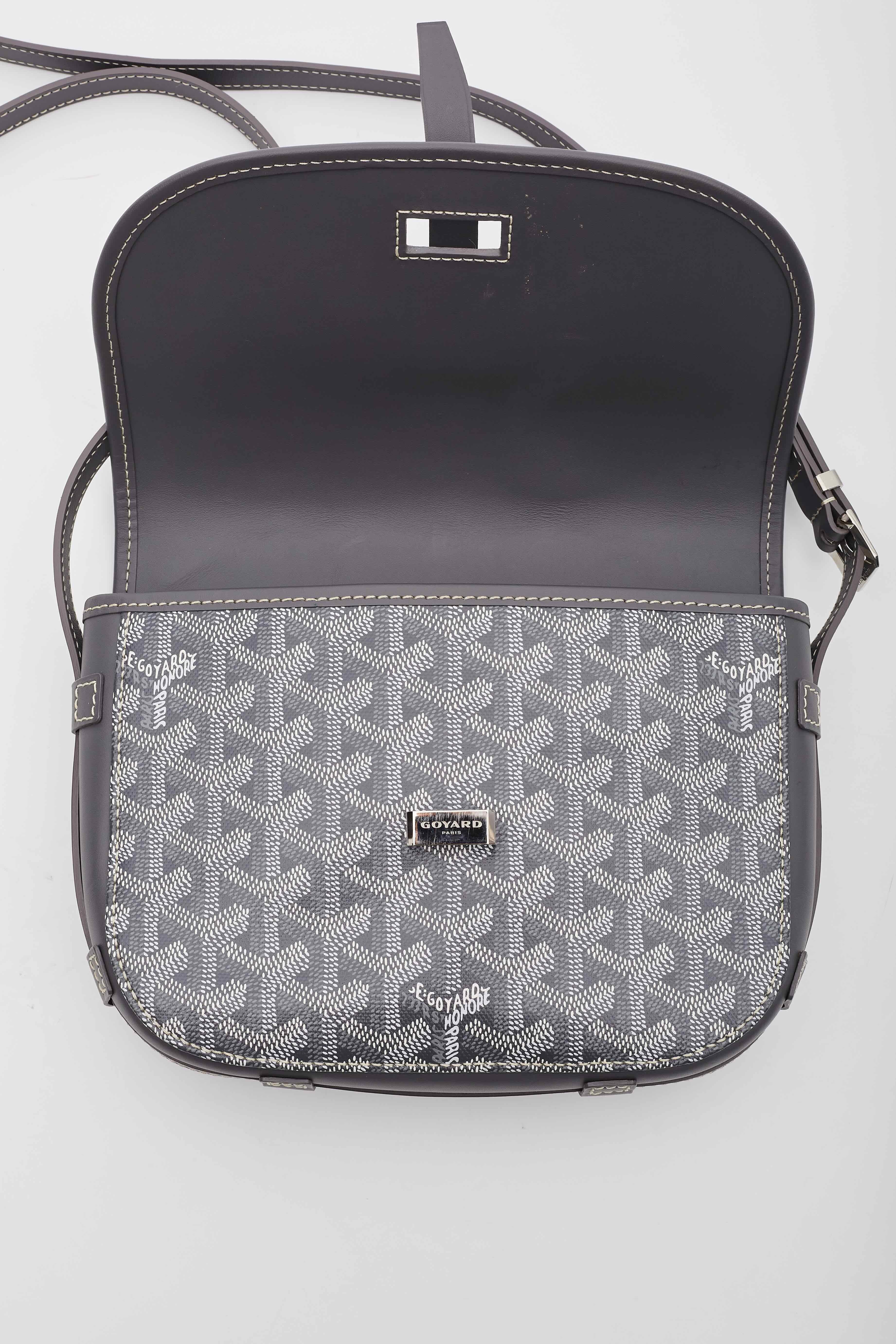 Goyard Belvedere Pm Grey Shoulder Bag 1