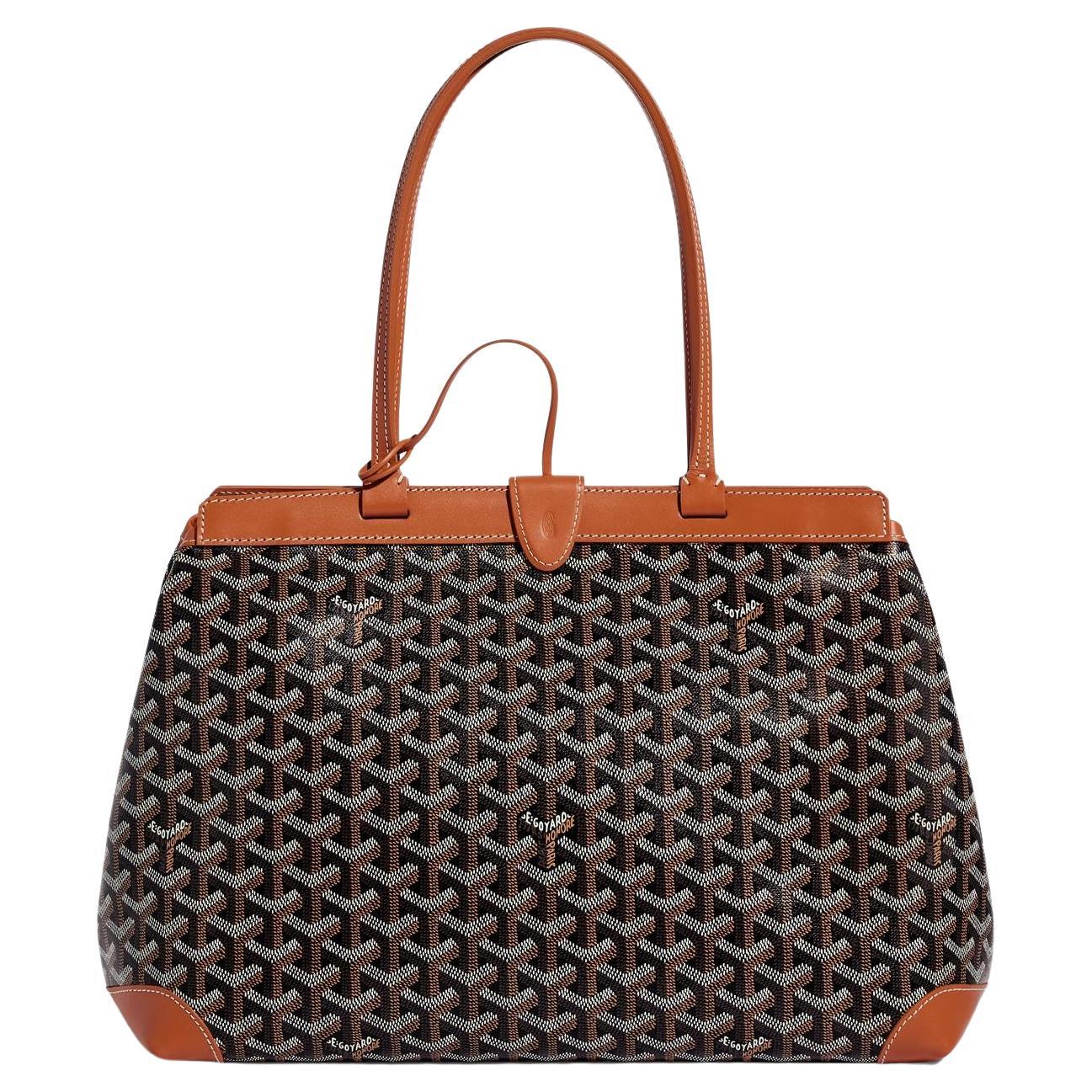 Goyard Black and Tan Bellechasse Biaude PM bag For Sale at 1stDibs