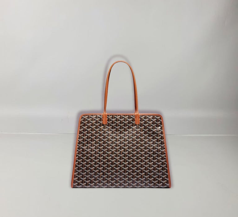 HARDY PM BAG 40 IN RED GOYARDINE CANVAS AND TAURILLON LEATHER TRIM main image 0