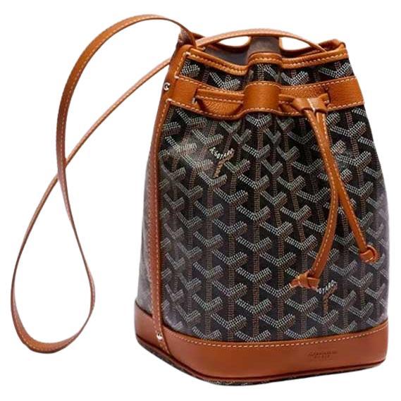 Goyard Plumet Bag Clutch Crossbody Wallet Blue Coated Canvas New at