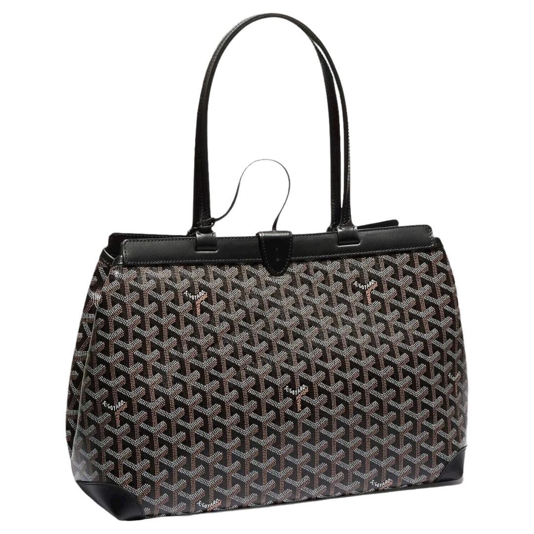 Goyard Customized Grey 'Girl with Balloon' Monogram St Louis PM Bag at 1stDibs custom goyard