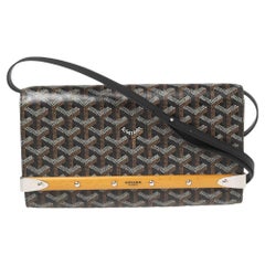 Goyard Monte Carlo Clutch Coated Canvas Mini Green 706324