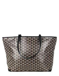 Goyard Black Canvas Goyardine Artois MM Tote Bag